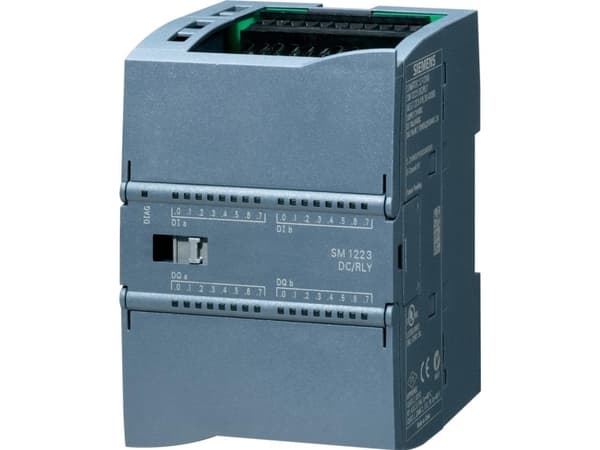 Siemens SM 1223 6ES7223-1PH32-0XB0 PLC:n digitaalinen tulo-/lähtömoduuli 28,8 V