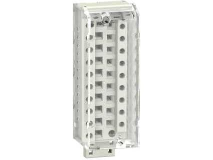 SCHNEIDER ELECTRIC Modicon M340 tilbehør. 20 pol forbindelse blok caged skruge klemme montage