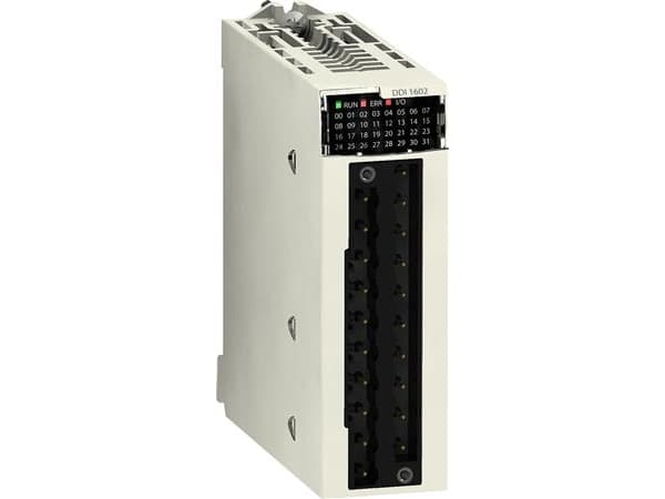 SCHNEIDER ELECTRIC Modicon M340-modul. 16 diskreta ingångar 24 volt DC. 20-stifts kopplingsblock