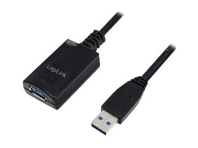 LogiLink USB3.0 Repeater Cable - USB-förlängningskabel - USB, USB 2.0, USB 3.0 - upp till 5 m