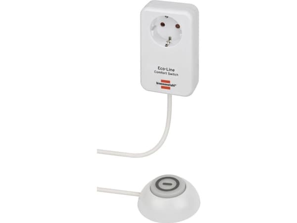 brennenstuhl Eco-Line - Effektband - 3500 Watt - utgångskontakter: 1 - 1.5 m sladd