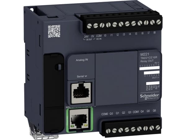 Schneider Electric TM221CE16R, IP20, 50 - 60 Hz, 95 mm, 70 mm, 90 mm, 346 g