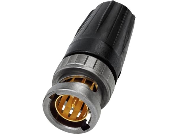 Neutrik NBNC75BLP7X, BNC, BNC, 75 ohm (O), 50 V, 5000 mO, 25 N