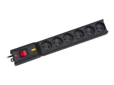LESTAR LX 610 G-A, ylijännitesuoja, 1,5 m, musta Musta Musta Musta 6 pistorasiaa (pistorasioita) 230 V 1,5 m