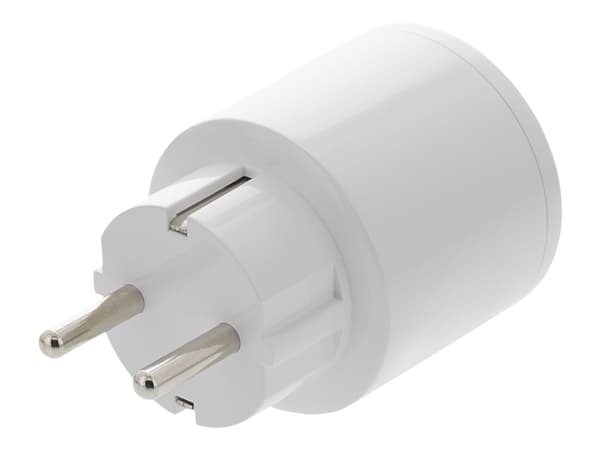 DELTACO SH-P01 - Smartplugg - trådløs - 802.11b/g/n - 2.4 Ghz - hvit
