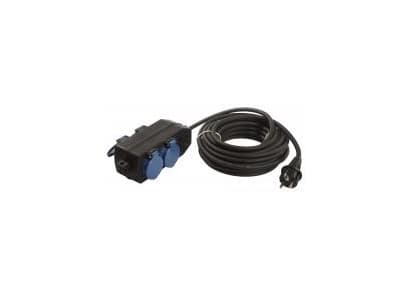 AS Schwabe Extension cord for work at a height of 4 outlets with 10m IP44 flaps