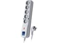 Pikkukuva 3 / 4: Lestar LV-530W power strip with anti-surge protection, 5 sockets, 3m gray (LV530W3 GRAY)