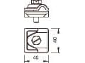 Rinnakkais-/ristipuristin 249/V2A8-10 mm:n langalleRuostumaton teräs/ruostumattomasta teräksestä valmistettu pultti