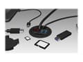 Miniatyrbild 4 av 5: ICY BOX IB-Hub1404 - Hubb - 2 x SuperSpeed USB 3.0 + 1 x USB-C - försänkt montering möjlig