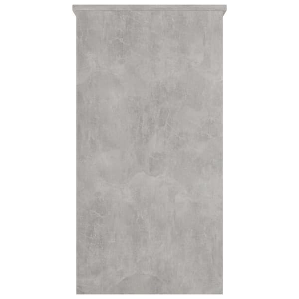 vidaXL skrivebord 80x40x75 cm spånplade betongrå