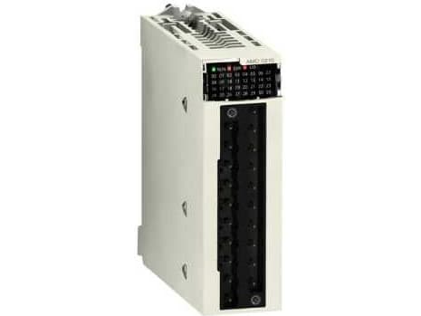 SCHNEIDER ELECTRIC Modicon M340 -moduuli. 4 analogista monitoimituloa, monitoimivirta ja -jännite. 20-napainen liitäntälohko