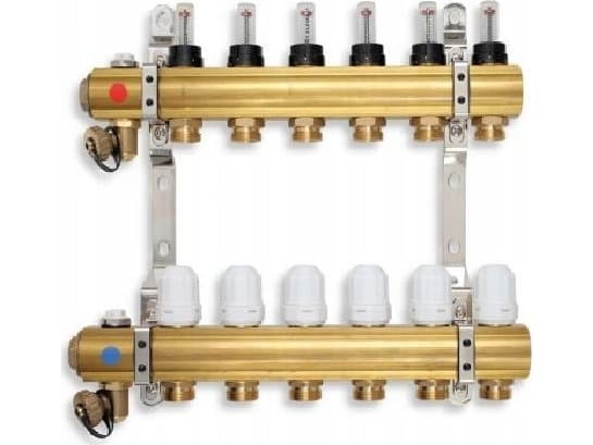 Ferro 12-WAY DISTRIBUTOR WITH VALVE THERMOSTAT AND FLOW. FERRO // TG.F.ROZ.RZP12S