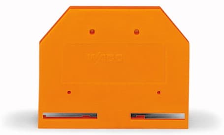 Wago 281-302, Separator för kopplingsplintar, Orange, 3 mm, 42,6 mm, 32,5 mm, 2,495 g
