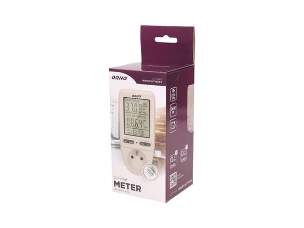 ORNO OR-WAT-435, 150 - 276 W, LCD, Knapper, 70 mm, 77.2 mm, 149 mm