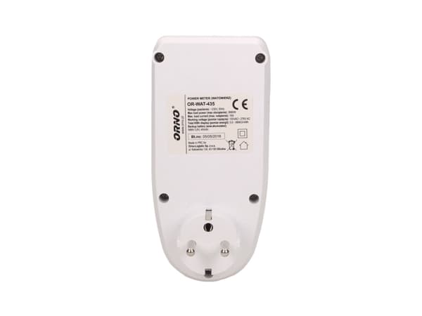 ORNO OR-WAT-435, 150 - 276 W, LCD, Knapper, 70 mm, 77.2 mm, 149 mm