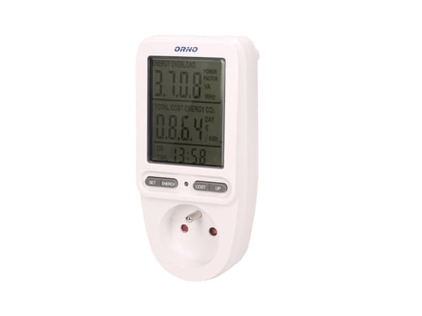 ORNO OR-WAT-435, 150 - 276 W, LCD, Knapper, 70 mm, 77.2 mm, 149 mm