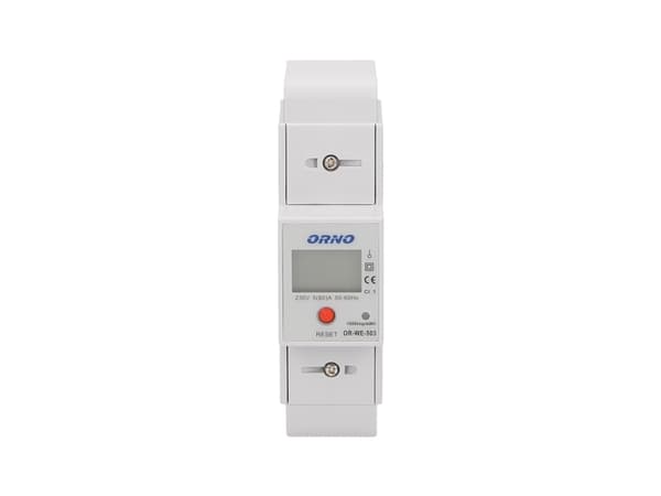 ORNO OR-WE-503, Elektroninen, Tehontuotto, Valkoinen, kWh, LCD, brak
