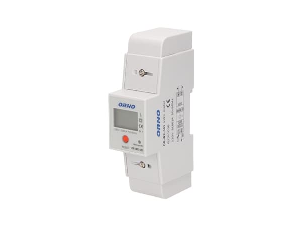 ORNO OR-WE-503, Elektroninen, Tehontuotto, Valkoinen, kWh, LCD, brak
