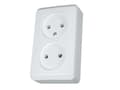 Pikkukuva 1 / 2: Schneider Electric Kaksoispistorasia b/u 16A IP20 valkoinen GWN-220P - WDE001040