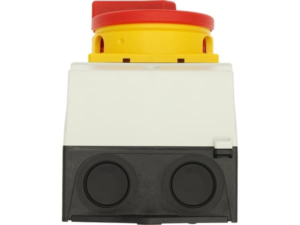 Eaton T0-1-8200/I1/SVB, Vipukytkin, 1P, Punainen, Valkoinen, Keltainen, IP65, 80 mm, 110 mm