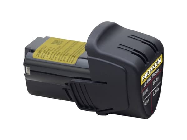 Proxxon 29896, Batteri, Litium-Ion (Li-Ion), 2,6 Ah, 10,8 V, Proxxon, Svart, Gul