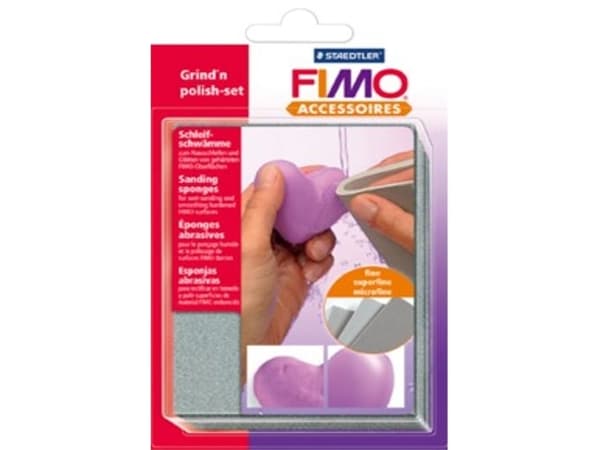 FIMO accessories Grind 'n polish set - Sanding sponge (paket om 3)