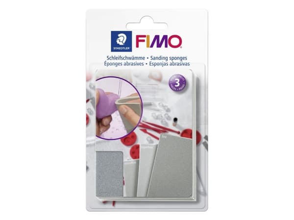 FIMO accessories Grind 'n polish set - Sanding sponge (paket om 3)