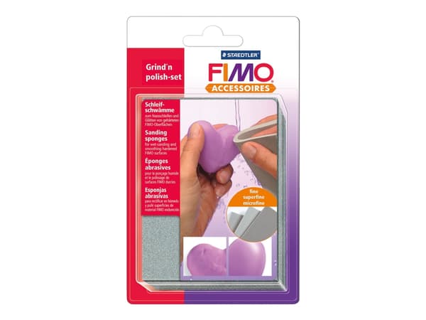FIMO accessories Grind 'n polish set - Sanding sponge (paket om 3)