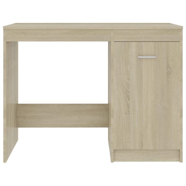 vidaXL skrivebord 100x50x76 cm spånplade sonoma-eg