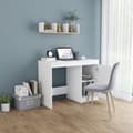 Miniatyrbilde 3 av 10: vidaXL Skrivebord hvit 100x50x76 cm sponplate