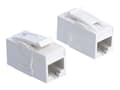 Miniatyrbild 2 av 3: Delock Keystone module - Modulär insättning - CAT 6a - UTP - RJ-45 - vit