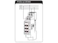 Miniatyrbilde 5 av 5: Strømindikator 230V/400V 3xLED rød TN LKM-01-10 EXT10000036