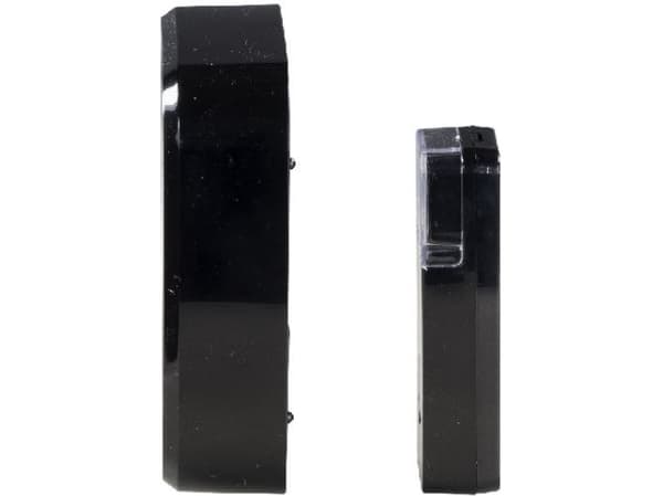 Trådlös batteridriven ringklocka ZUMBA 80dB 36 toner räckvidd 150 meter svart ST-390 SUN10000422