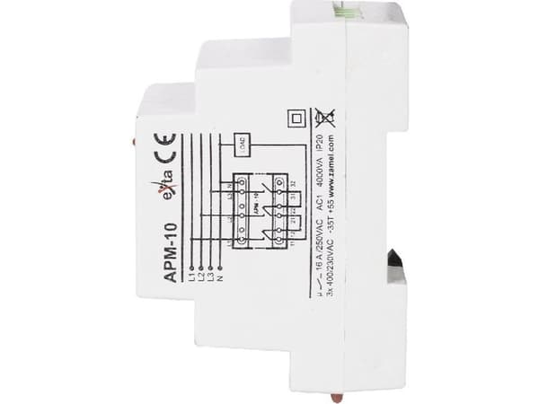 Zamel Automatisk fasbrytare 16A 230V/3x400V+N APM-10 (EXT10000202)