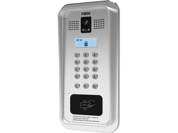 Fanvil I33VF, LCD, 128 x 48 piksler, Grå, IP65, Aluminium, Raskt Ethernet