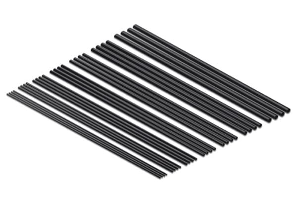 Delock Heat Shrink Tube Set - Rörledningssats till kylfläns - 20 cm - svart