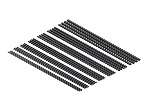 Delock Heat Shrink Tube Set - Rörledningssats till kylfläns - 20 cm - svart