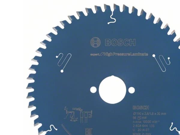 Bosch RUNDSAVKL 190X30X2,6MM 56T EXP HIGHPRESS