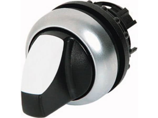 Eaton M22-WLK3-W, Vipukytkin, Muovi, Musta, Hopea, Valkoinen, IP66, 29,7 mm, 45,9 mm