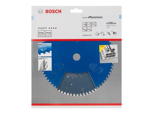 Bosch RUND SEAM BLADE 210X30X2.8MM 72T EXP ALU