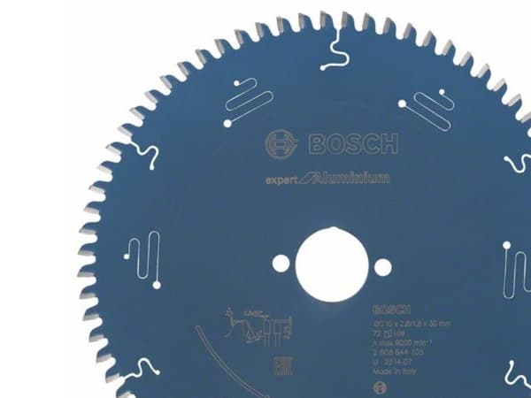 Bosch RUND SEAM BLADE 210X30X2.8MM 72T EXP ALU