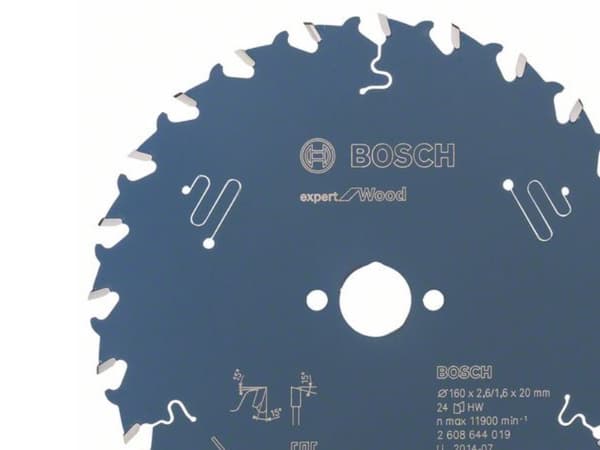 Bosch RUNDSAVKLINGE 160X20X2,6MM 24T EXP WOOD