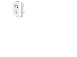 Johdoton logo 1 pistorasia, 2x USB