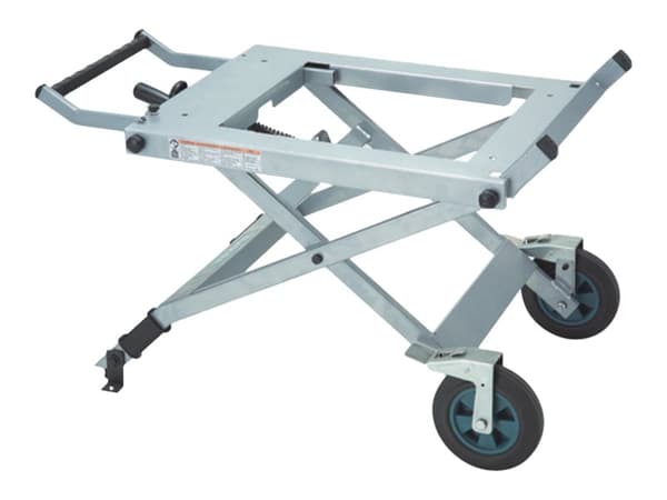 Makita WST-03, Terästä, 2 jalkoja, 2 renkaita, Musta, Hopea, MLT100