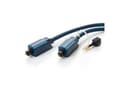 Miniatyrbild 5 av 5: ClickTronic 5m Toslink Opto-Set, TOSLINK, Hankoppling, TOSLINK, Hankoppling, 5 m, Svart, Blå
