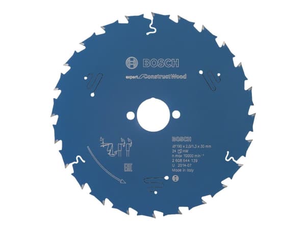 Bosch RUND SAVKL 190X30X2MM 24T EXP CONSTRUCTWO