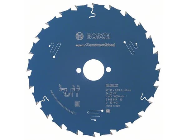 Bosch RUND SAVKL 190X30X2MM 24T EXP CONSTRUCTWO
