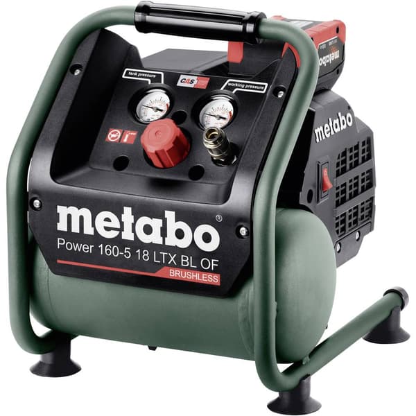 Metabo Power 160-5 18 LTX BL OF Batteritryckluftkompressor 5 l 8 bar