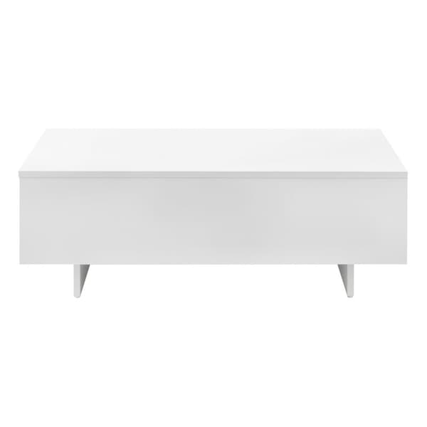 Soffbord Braunschweig 85x55x31cm vit högglans [en.casa]
