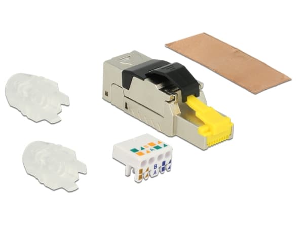 Delock - Nettverkkontakt - RJ-45 (hann) - 6.22 cm - CAT 8